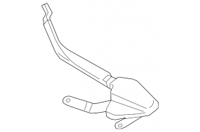 Right windshield wiper arm for Toyota Prius V 12-17
