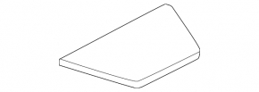 Right trunk arch trim trim Hyundai Tucson 22-26 black