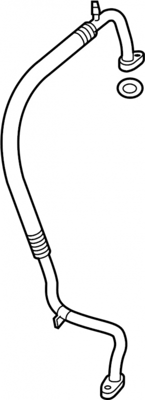 Air conditioning hose compressor-heater Infiniti QX30 17-18