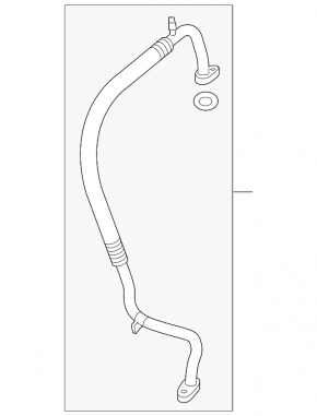 Air conditioning hose compressor-heater Infiniti QX30 17-18