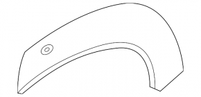 Rear left fender arch trim for Nissan Ariya 23-25