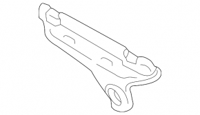 Exhaust manifold guard left Porsche Macan 15-