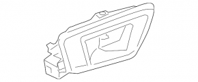 Door handle inner rear right Ford Fiesta 11-19