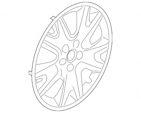 Wheel cap R17 Ford Escape MK3 13-19 type 1