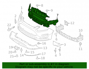 Ford C-max MK2 13-18 USA Front Bumper Frame Hook