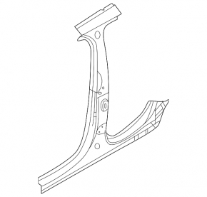 Land Rover Range Rover Velar 18-23 right center pillar