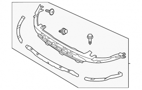 Land Rover Range Rover Evoque 19-23 Front Bumper Absorber