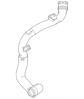 Lincoln Corsair 20-22 Intercooler Hose (Left First) (2 parts)