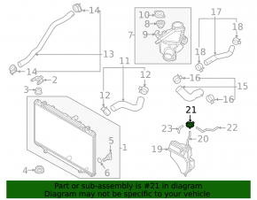 Mazda CX-5 19-25 2.5T Coolant Expansion Tank Cap