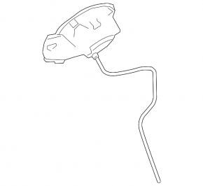 Fuel filler flap housing Jaguar F-Pace X761 17-