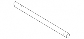 Inner glass seal for the front right door of a Mazda CX-50 23-25