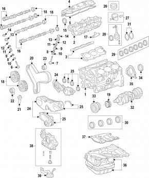 Cylinder head assembly Lexus RX300 98-03