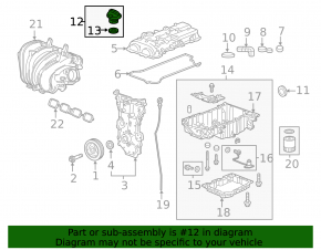 Oil filler cap Chevrolet Volt 16- 1.5