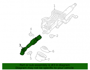 Chevrolet Volt 16-19 Steering Cardan Joint