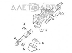 Chevrolet Volt 16-19 Steering Cardan Joint