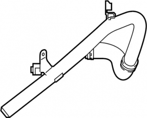 Cooling pipe metal Infiniti QX30 17-19 type 2