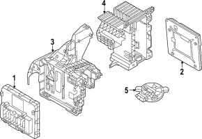 BCM Body Control Module ECU Volkswagen ID.4 21-25