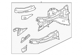 Front right quarter panel Volvo XC90 23-26