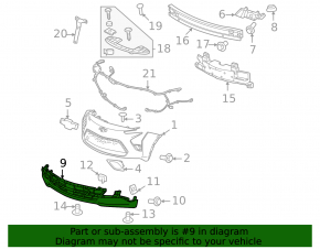 Front Bumper Lip Protector Chevrolet Bolt EV 22-23