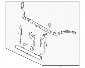 Subaru Forester 14-18 SJ radiator panel TV