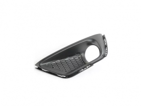 Bumper grille left Jeep Compass 17-21 black under molding