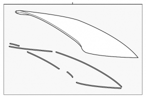 Toyota Camry V70 18-24 Rear Window