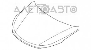Naked hood Hyundai Santa FE 19-23