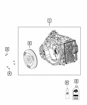 Automatic transmission assembly Jeep Cherokee KL 19 2.0T 948TE DFH FWD