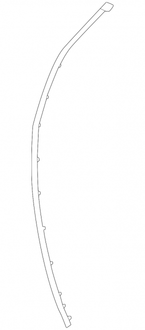 Kia EV6 22-24 front side rear right door seal