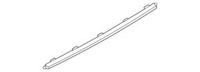 Rear bumper center molding for Audi A5 F5 20-25 chrome, S-Line