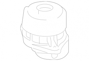 Right engine mount Mercedes W166 GLE 16-16 2.1d, AWD