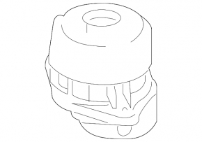 Right engine mount Mercedes W166 GLE 16-16 2.1d, AWD