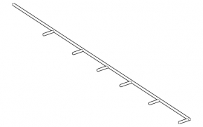 Mercedes C-class W205 15-18 Front Bumper Wiring