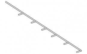 Mercedes C-class W205 15-18 Front Bumper Wiring