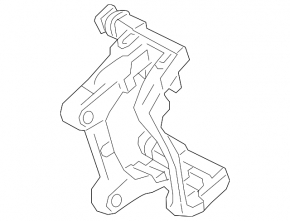 Rear left caliper bracket for Mercedes X247 GLB 20-26 (320/12mm)