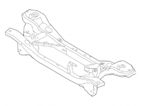 Rusty Ford C-Max MK2 13-18 rear subframe