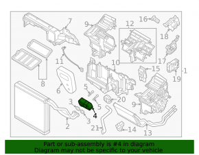 Mazda CX-5 22-25 Air Conditioner Heater Valve