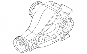 Rear differential gearbox Audi Q5 8R 09-14 2.0T