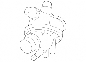 Thermostat housing BMW X5 E70 3.0