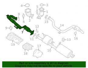 Nissan Pathfinder 13-20 exhaust pipe catalyst sawed off