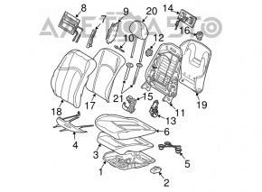 Airbag airbag seat right Mercedes W211