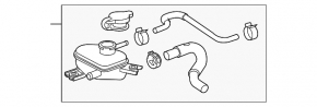 Infiniti JX35 QX60 14-17 Hybrid Inverter Expansion Tank