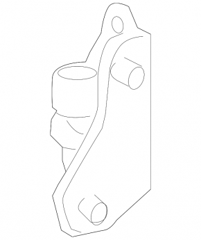 Upper front left door hinge for Mercedes W164 ML