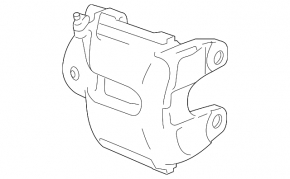 Rear right caliper BMW 3 E90 E92 07-12 328xi
