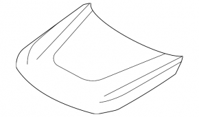 Bare hood of BMW 2 G42 22-26