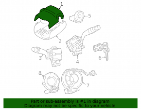 Toyota Sienna 04-10 Steering Column Bezel
