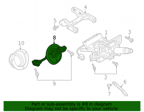 Steering cardan shaft Audi A6 C7 12-18