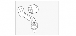 Upper control arm, front right, rear, Audi A8 10-18