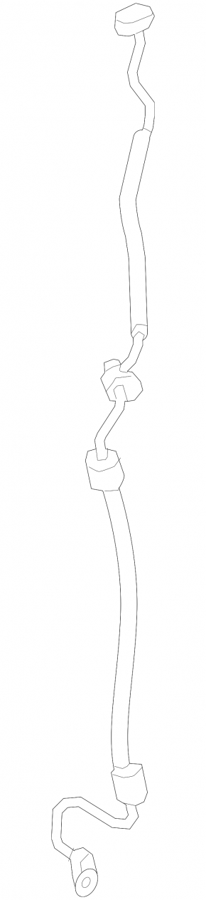 Audi E-Tron 19-23 long air conditioner dryer-heater hose