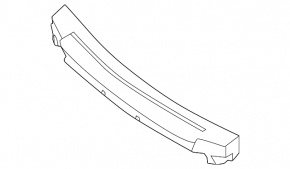 Front Bumper Absorber Nissan Pathfinder 13-16 prerest